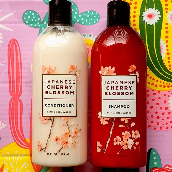Lot of 3 BBW Japanese Cherry Blossom Shampoo Conditioner Body Cream New NWT - Picture 2 of 8